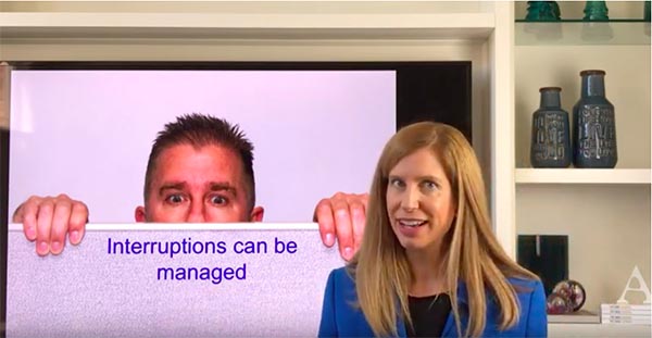 How to manage workday interruptions
